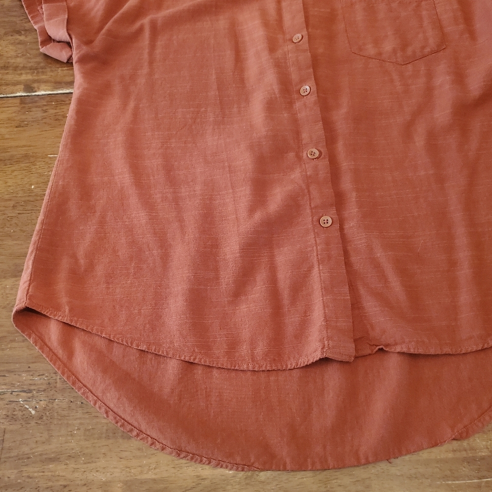 Universal Thread Pink Button Down Polo Shirt - image 4
